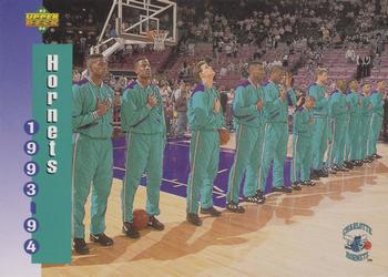 1994 Upper Deck McDonald's Teams (French) #3 Charlotte Hornets Front