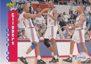 1994 Upper Deck McDonald's Teams (French) #12 Los Angeles Clippers Front
