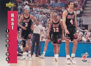 1994 Upper Deck McDonald's Teams (French) #14 Miami Heat Front