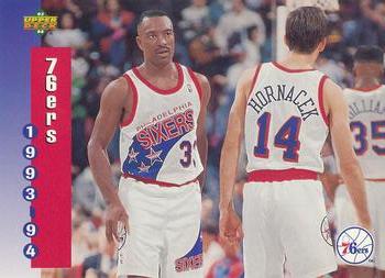 1994 Upper Deck McDonald's Teams (French) #20 Philadelphia 76ers Front