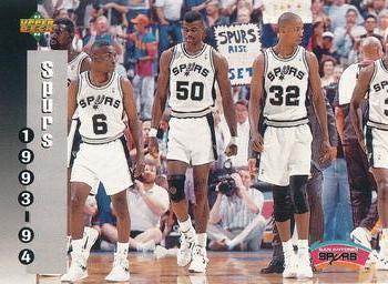 1994 Upper Deck McDonald's Teams (French) #24 San Antonio Spurs Front