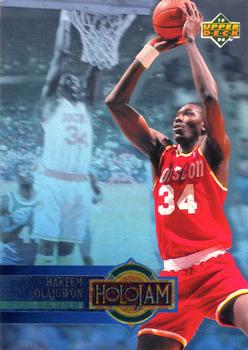 1994 Upper Deck McDonald's Teams (French) #28 Hakeem Olajuwon Front