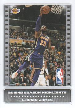 2019-20 Panini NBA Sticker and Card Collection #7 LeBron James Front