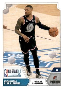 2019-20 Panini NBA Sticker and Card Collection #37 Damian Lillard Front