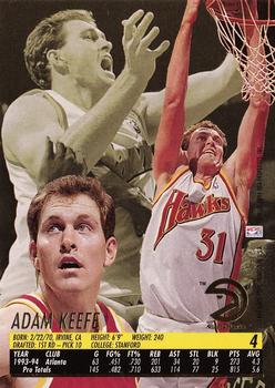 1994-95 Ultra #4 Adam Keefe Back