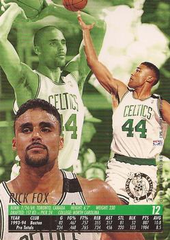 1994-95 Ultra #12 Rick Fox Back