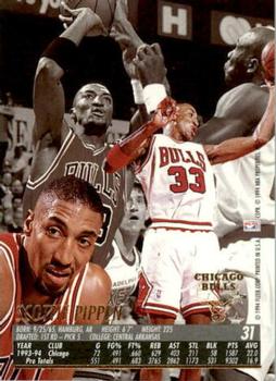 1994-95 Ultra #31 Scottie Pippen Back