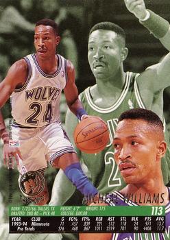 1994-95 Ultra #113 Micheal Williams Back