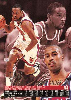 1994-95 Ultra #114 Kenny Anderson Back