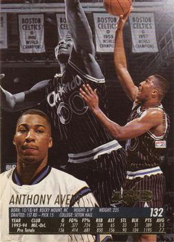 1994-95 Ultra #132 Anthony Avent Back