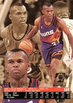1994-95 Ultra #149 Frank Johnson Back