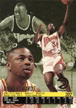 1994-95 Ultra #202 Doug Edwards Back