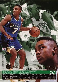 1994-95 Ultra #227 Tony Dumas Back