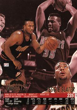 1994-95 Ultra #235 Reggie Slater Back
