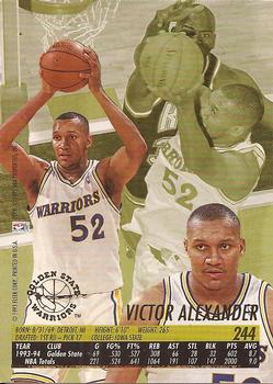1994-95 Ultra #244 Victor Alexander Back