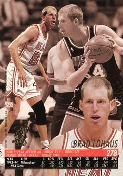1994-95 Ultra #278 Brad Lohaus Back