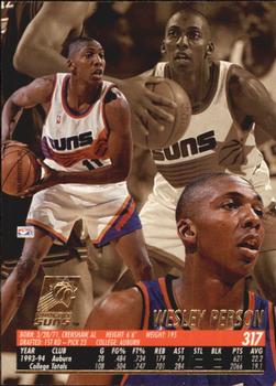 1994-95 Ultra #317 Wesley Person Back