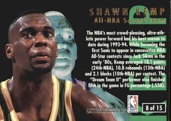 1994-95 Ultra - All-NBA #8 Shawn Kemp Back