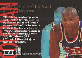 1994-95 Ultra - All-NBA #11 Derrick Coleman Back