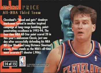 1994-95 Ultra - All-NBA #14 Mark Price Back