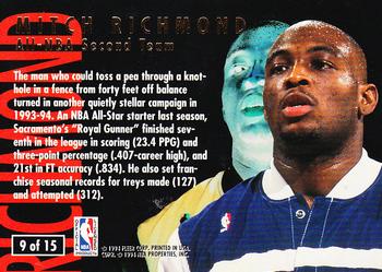 1994-95 Ultra - All-NBA #9 Mitch Richmond Back