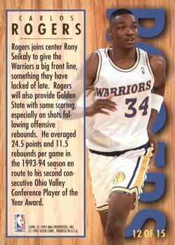 1994-95 Ultra - Ultra All-Rookie #12 Carlos Rogers Back