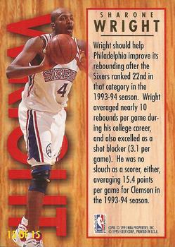 1994-95 Ultra - Ultra All-Rookie #15 Sharone Wright Back