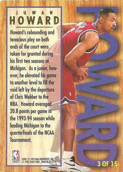 1994-95 Ultra - Ultra All-Rookie #3 Juwan Howard Back
