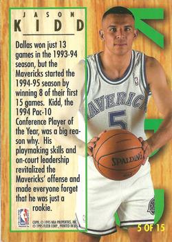 1994-95 Ultra - Ultra All-Rookie #5 Jason Kidd Back