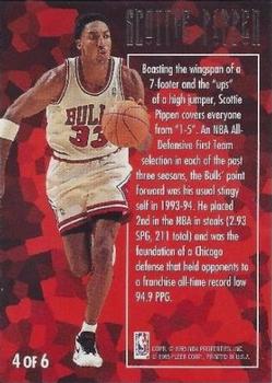 1994-95 Ultra - Defensive Gems #4 Scottie Pippen Back