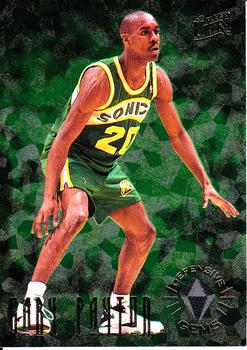 1994-95 Ultra - Defensive Gems #3 Gary Payton Front