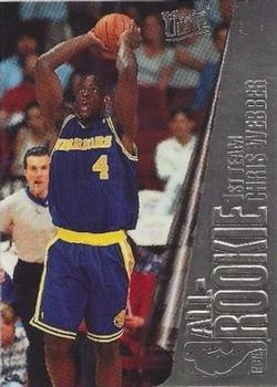 1994-95 Ultra - NBA All-Rookie #5 Chris Webber Front