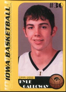 1999-00 Iowa Hawkeyes #NNO Kyle Galloway Front