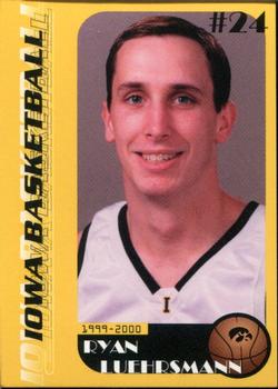 1999-00 Iowa Hawkeyes #NNO Ryan Luehrsmann Front