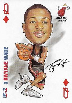 2006 All Pro Deal NBA Sports Playing Cards #Q♦ Dwyane Wade Front
