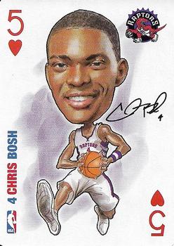 2006 All Pro Deal NBA Sports Playing Cards #5♥ Chris Bosh Front