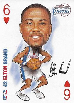 2006 All Pro Deal NBA Sports Playing Cards #6♥ Elton Brand Front