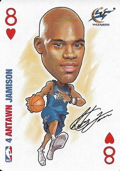 2006 All Pro Deal NBA Sports Playing Cards #8♥ Antawn Jamison Front