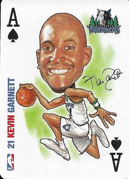 2006 All Pro Deal NBA Sports Playing Cards #A♠ Kevin Garnett Front