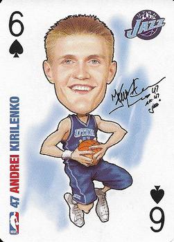2006 All Pro Deal NBA Sports Playing Cards #6♠ Andrei Kirilenko Front
