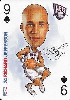 2006 All Pro Deal NBA Sports Playing Cards #9♠ Richard Jefferson Front