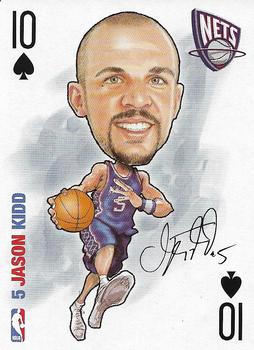 2006 All Pro Deal NBA Sports Playing Cards #10♠ Jason Kidd Front