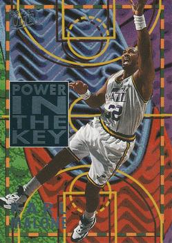 1994-95 Ultra - Power in the Key #5 Karl Malone Front