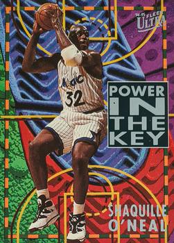 1994-95 Ultra - Power in the Key #7 Shaquille O'Neal Front
