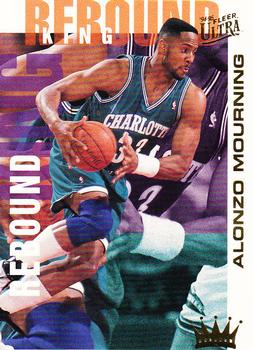 1994-95 Ultra - Rebound Kings #3 Alonzo Mourning Front