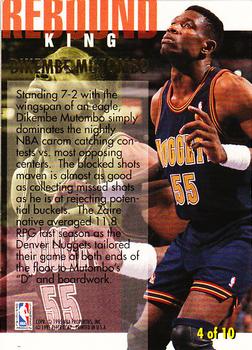 1994-95 Ultra - Rebound Kings #4 Dikembe Mutombo Back