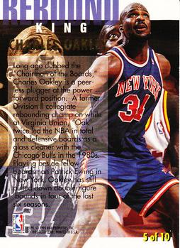 1994-95 Ultra - Rebound Kings #5 Charles Oakley Back