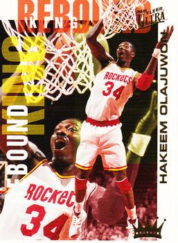 1994-95 Ultra - Rebound Kings #6 Hakeem Olajuwon Front