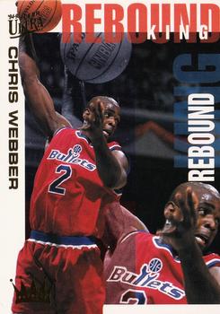 1994-95 Ultra - Rebound Kings #9 Chris Webber Front