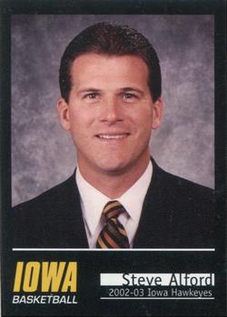 2002-03 Iowa Hawkeyes #NNO Steve Alford Front